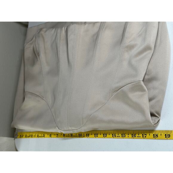 House of CB Dress Womens Large+ Magdalena Oyster Corset‎ Mini Strapless Cocktail - Picture 12 of 13